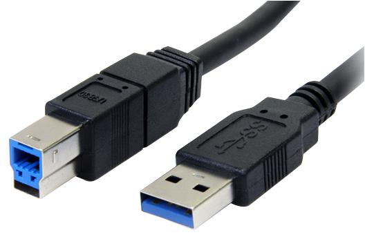 Startech Usb3Sab10Bk Usb Cable, 3.0A Plug-B Plug, 3M