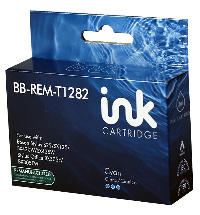 Unbranded Bb-Rem-T1282 Ink Cart, Reman, T1282 Cyan