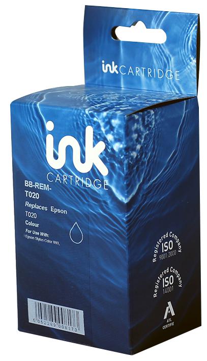 Unbranded Bb-Rem-T020 Ink Cart, Reman, T020 Colour