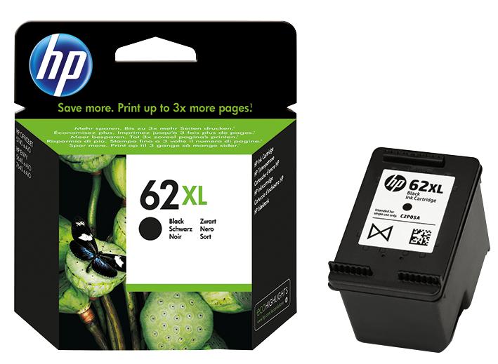 Hewlett Packard C2P05Ae Ink Cart, C2P05Ae, No.62Xl, Black, Hp