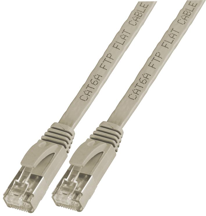 Pro Signal Psg91134 Patch Lead, Slim Cat 6A Sstp, Grey 0.5M