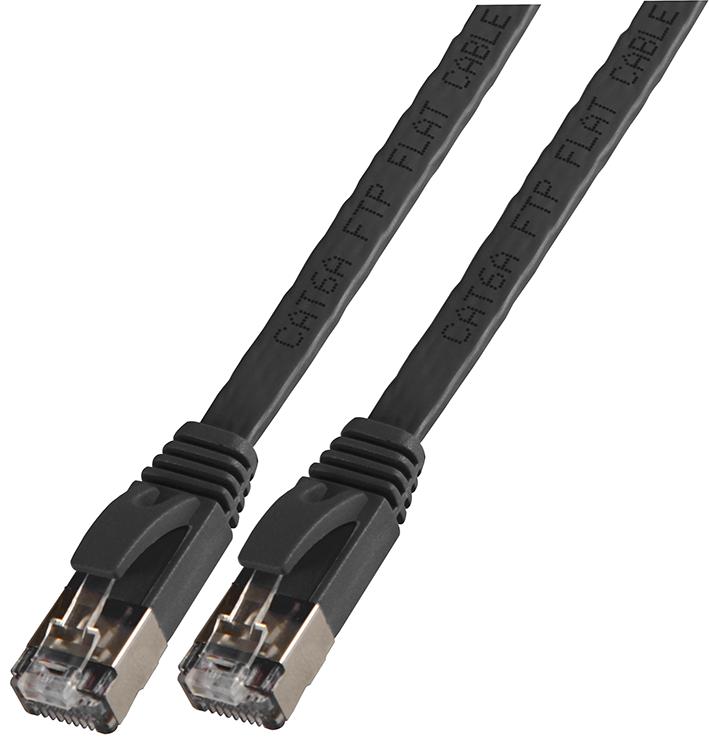 Pro Signal Psg91150 Patch Lead, Slim Cat 6A Sstp, Black 2M