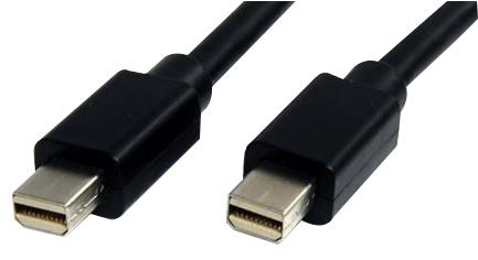 Startech Mdisp1M Lead, Mini Displayport 1.2 M-M 1M Black