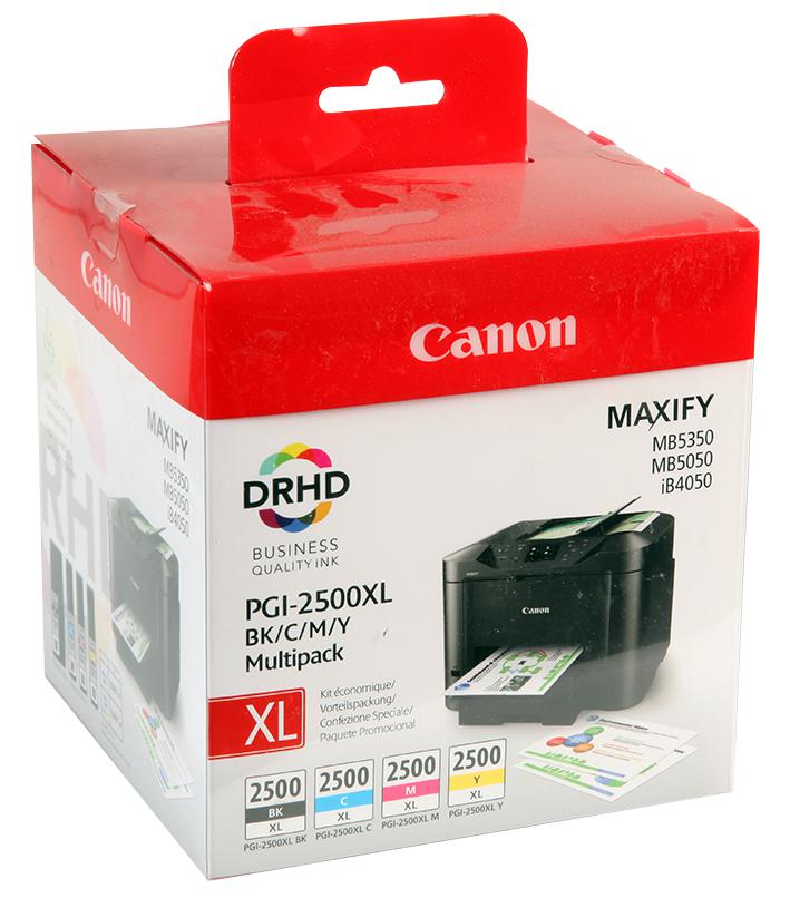 Canon Pgi-2500Xlmultipack Ink Cart, Pgi-2500Xl B/c/m/y, Canon