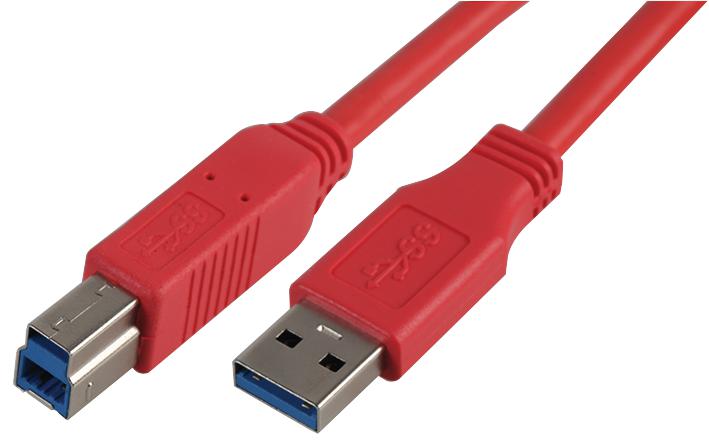 Pro Signal Psg91168 Lead, Usb3.0 A Male-B Male 2M Red