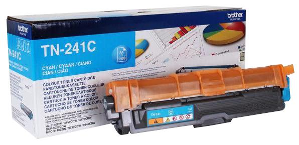 Brother Tn241C Toner, Tn241, Cyan, 1.4K, Brother