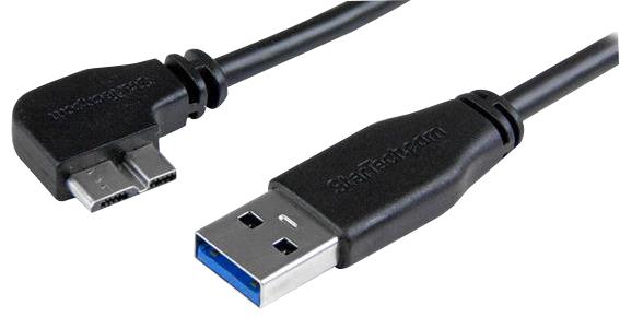 Startech Usb3Au2Mls Lead, Usb3.0-Left Angle Micro Usb, 2M