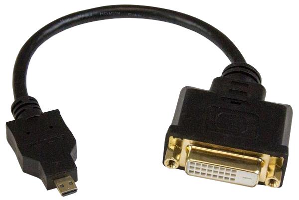 Startech Hdddvimf8In Adapter, Micro Hdmi-Dvi-D Female, 0.2M