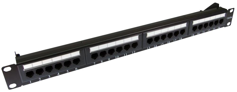 Pro Signal Ut-899224 Patch Panel, 24Port, Cat5E, 1U