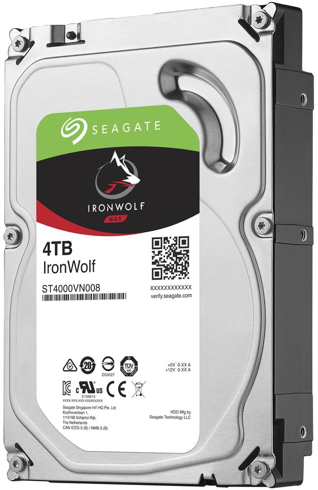 Seagate St4000Vn008 Drive, Ironwolf, 3.5In Nas, 4Tb, Seagate