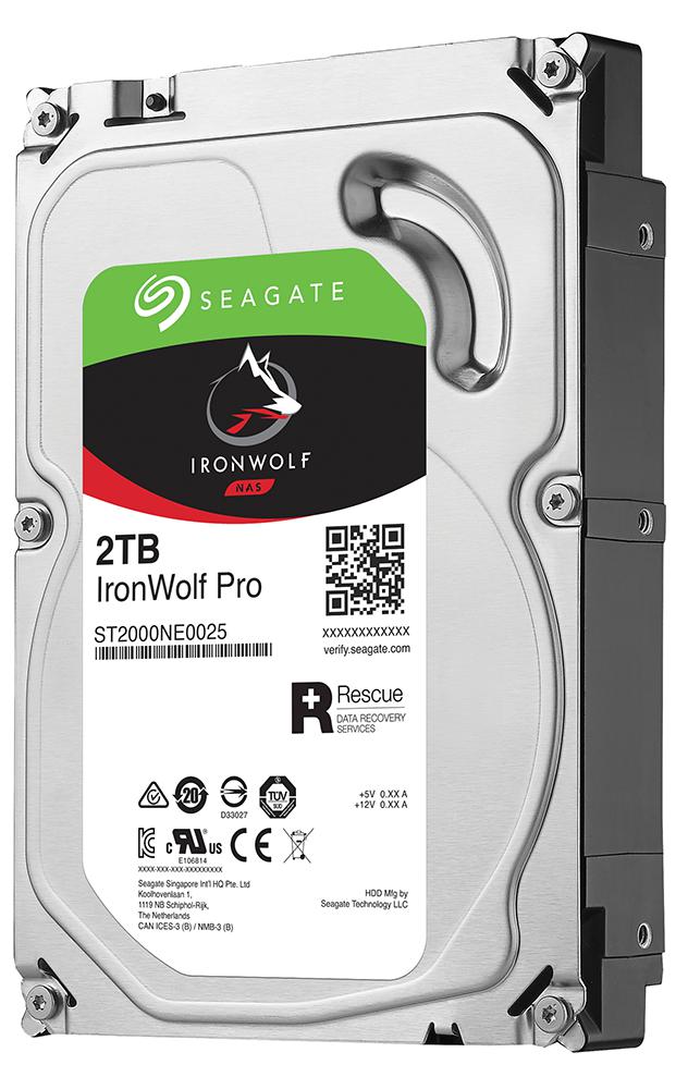 Seagate St2000Ne0025 Drive, Ironwolf Pro, 3.5In Nas, 2Tb