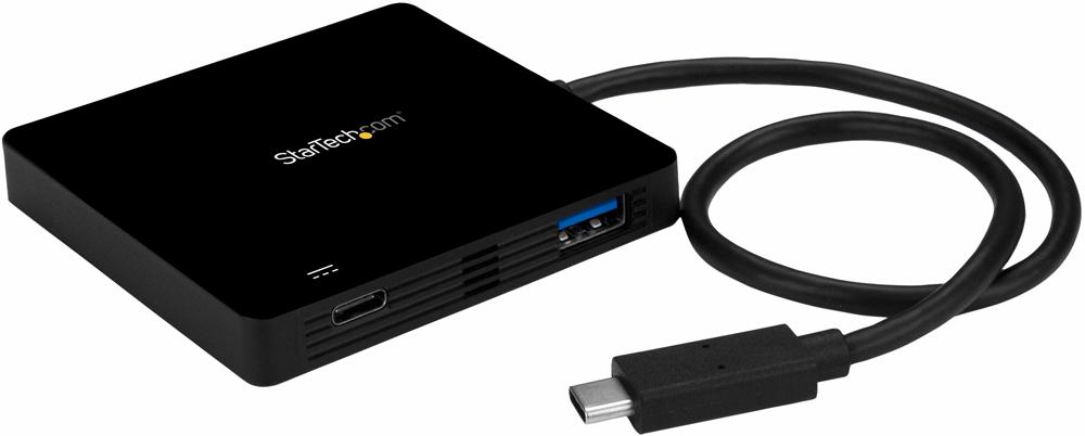 Startech Hb30C3Apd Usb-C-3 Port Usb3.0 Hub, Power Delivery