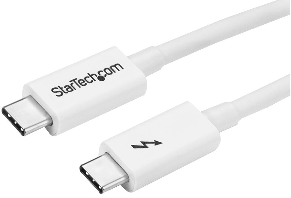 Startech Tblt3mm2Mw Usb Cable, 3.1 C Plug-Plug, 2M