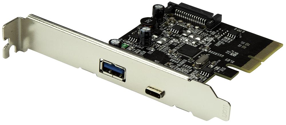 Startech Pexusb311Ac2 Interface Card, 1Xusb-A 1Xusb-C, Pci-E