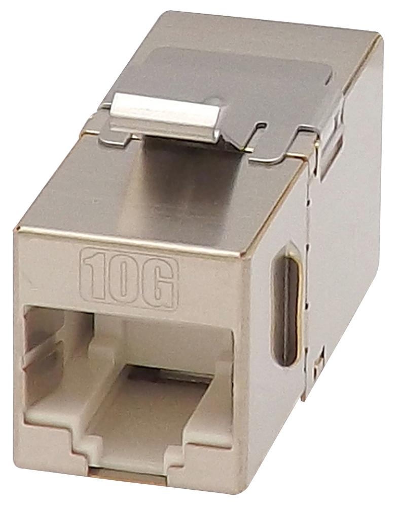 Tuk Sgack90 90Deg Cat 6A Keystone Coupler, Shielded