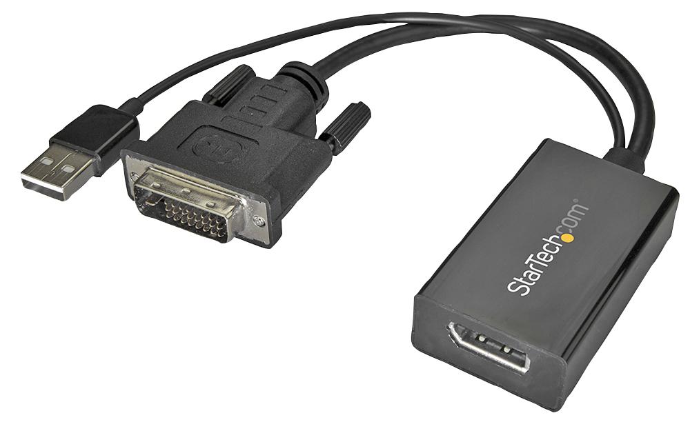 Startech Dvi2Dp2 Conv, Dvi-Dp, 1920X1200, Usb Powered