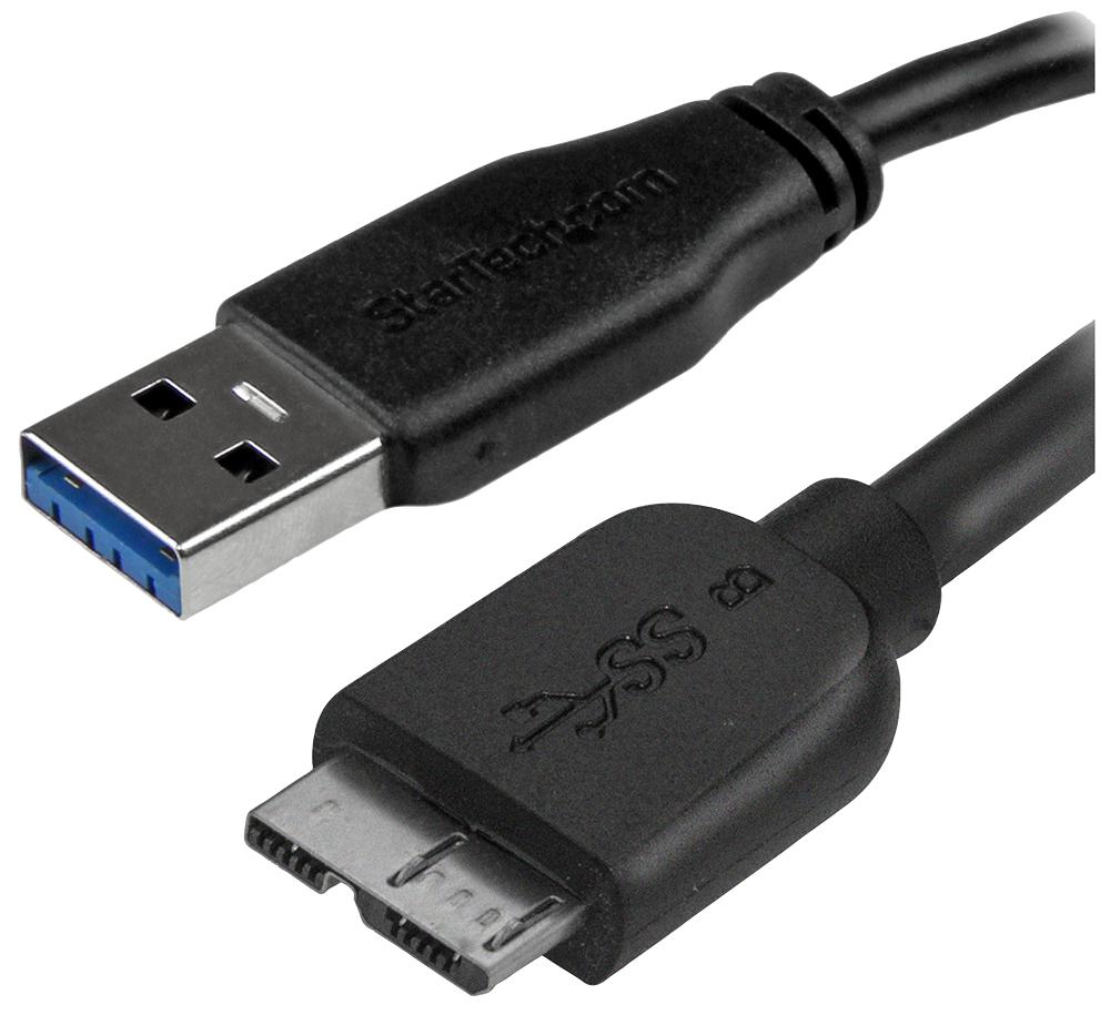 Startech Usb3Aub15Cms Lead, Usb3.0 A Male-Micro B Male, 0.15M