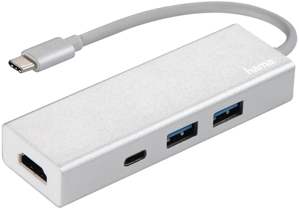 Hama 00135756 4-In-1 Usb-C Hub -2Xusb-A,usb-C,hdmi