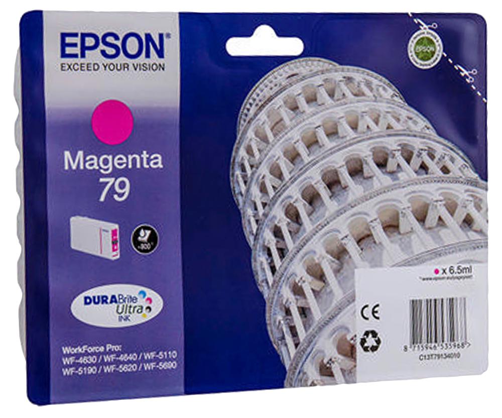 Epson C13T79134010 Ink Cart, T7913, Magenta, Epson