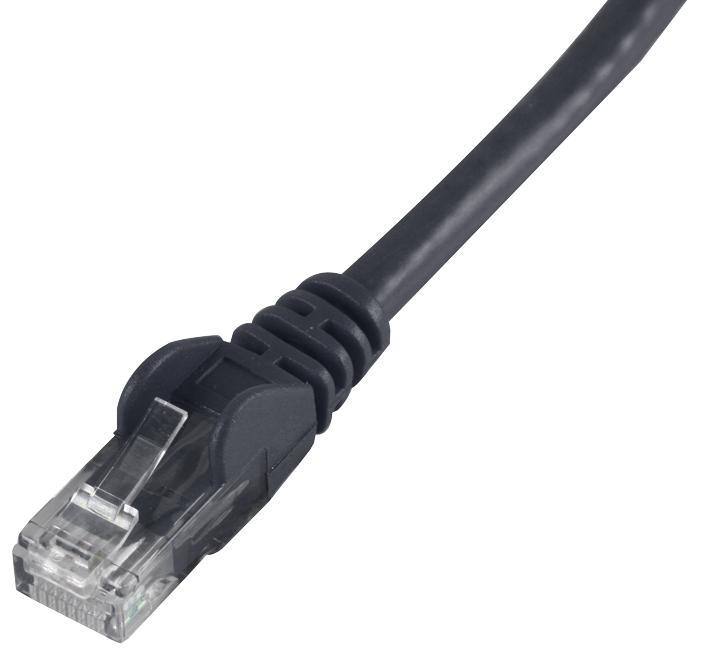 Pro Signal Psg91508 Patch Cord, Rj45 Plug-Plug, Blk, 200mm