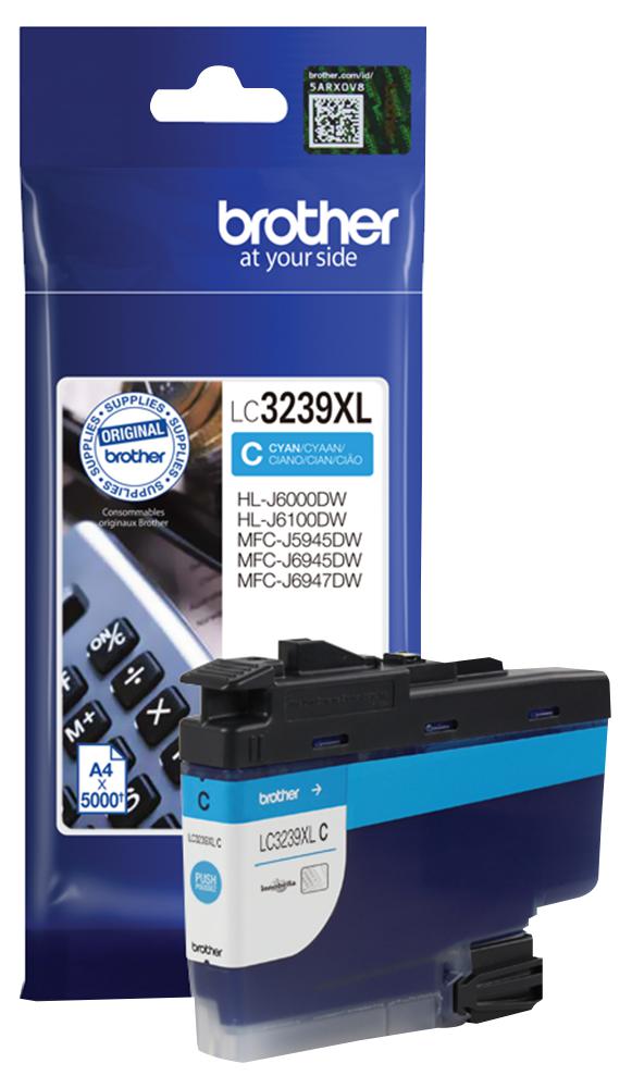 Brother Lc3239Xlc Ink Cart, Lc3239Xlc, Hi-Capacitor Cyan