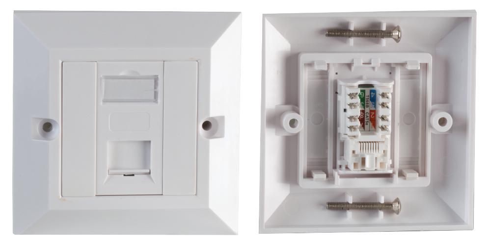 Pro Signal Psg91589 Faceplate, Cat5E, 1Port