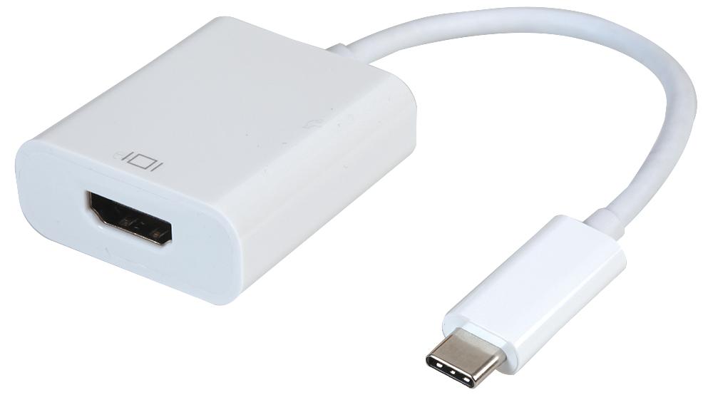 Pro Signal Psg91604 Adapter, Usb-C - Hdmi2.0 4K 60Hz White