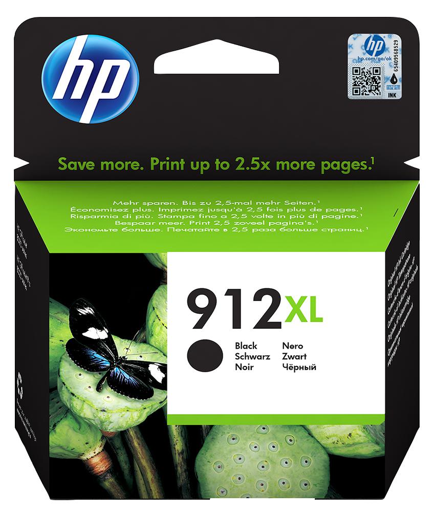 Hewlett Packard 3Yl84Ae Ink Cart, 3Yl84Ae, No 912Xl Black