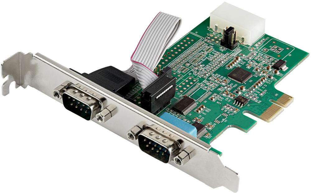 Startech Pex2S953 Io Card, Pcie-Rs232 Serial, 2 Port