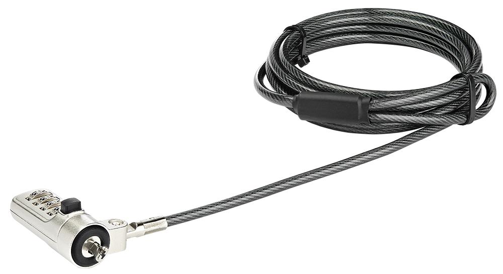 Startech Ltlocknbl Laptop Cable Lock, 4 Digit, Wedge Slot