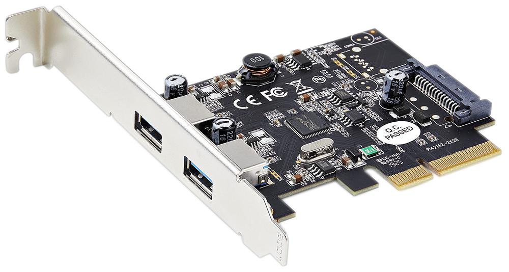 Startech Pexusb312A3 Pcie Card, 2 Port, Pci Express, 10Gbps