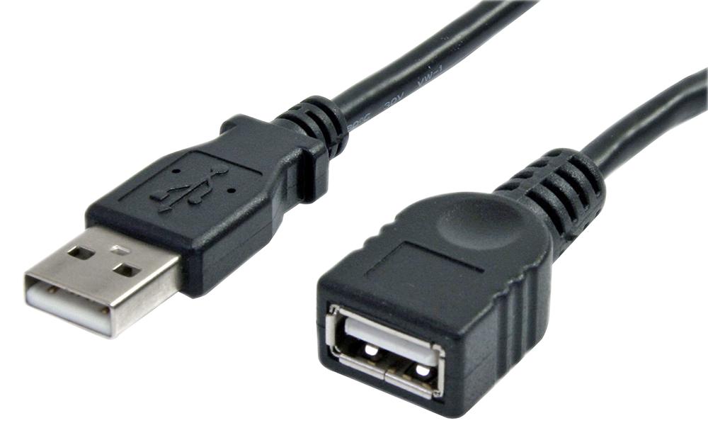 Startech Usbextaa3Bk Lead, Usb 2.0 Extension A-A, M/f, 3Ft