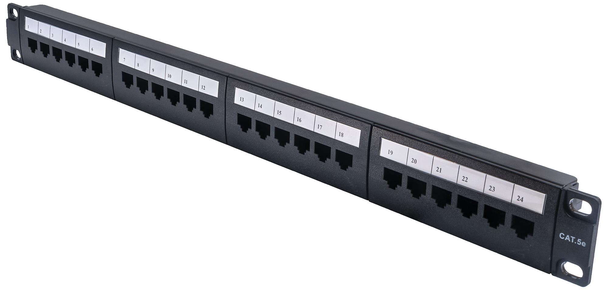 Tuk Ff24C2 Patch Panel, 24 Port, Rj45, Cat5E