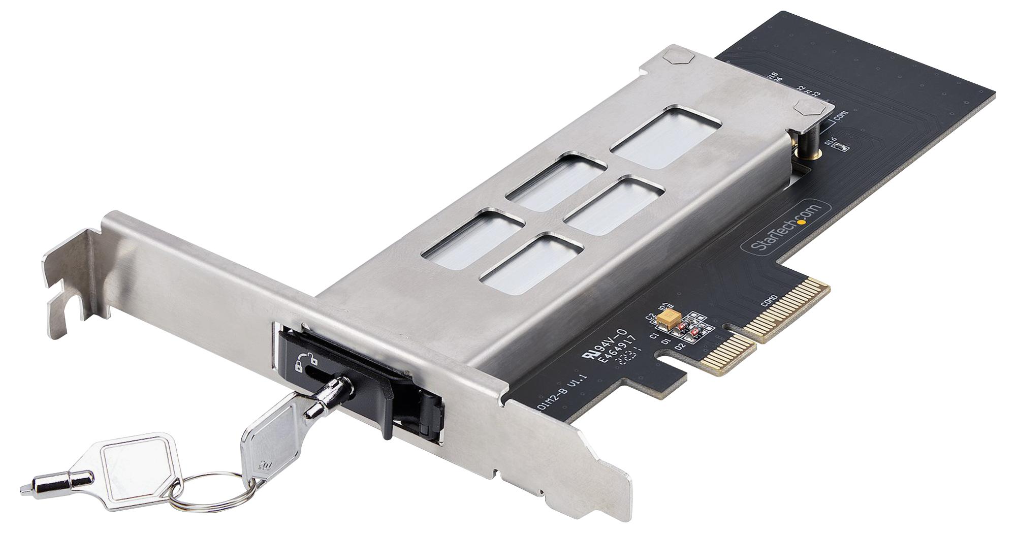 Startech M2-Removable-Pcie-N1 Mobile Rack, M.2 Nvme Ssd To Pcie X4