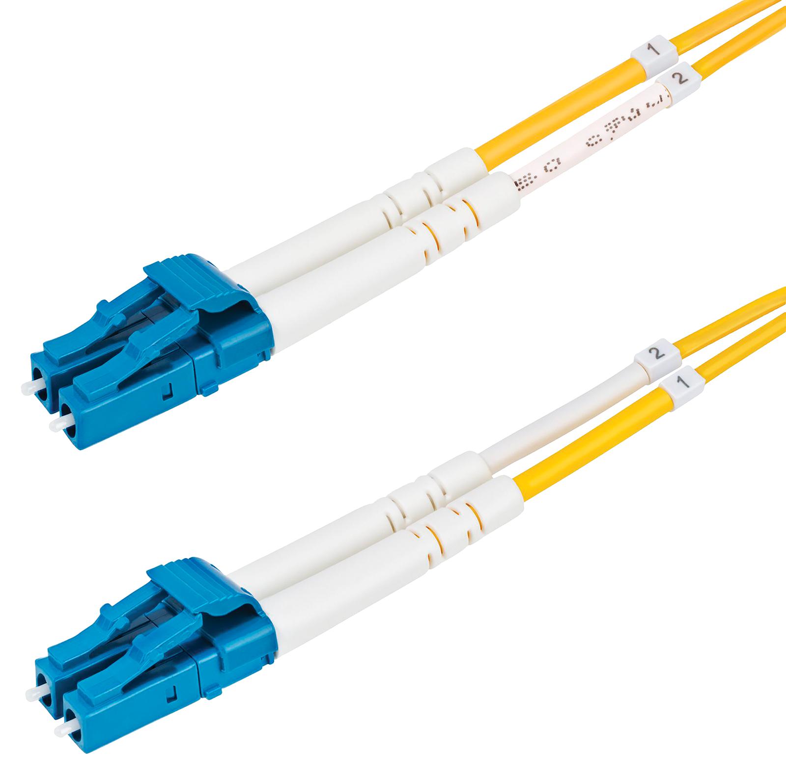 Startech Smdos2Lclc5M Fibre Optic Cable, Lc-Lc Duplex, 5M