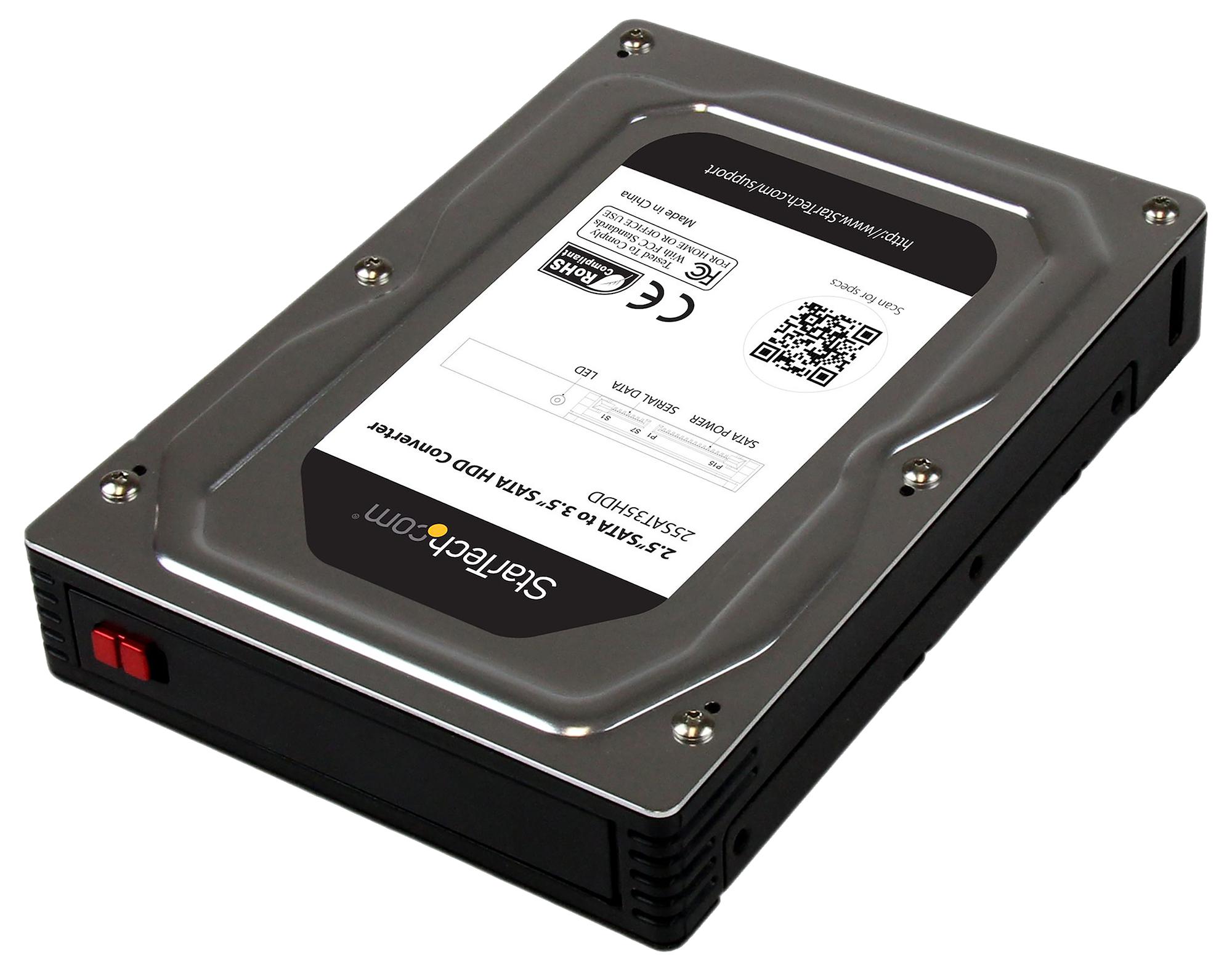 Startech 25Sat35Hdd Hard Drive Adapter Enclosure, 2.5-3.5