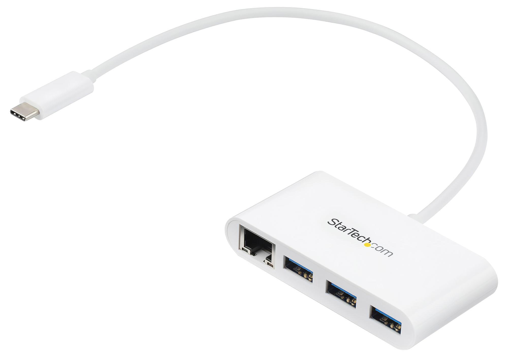 Startech Hb30C3A1Gea Usb Hub, 3 Port, Bus Powered