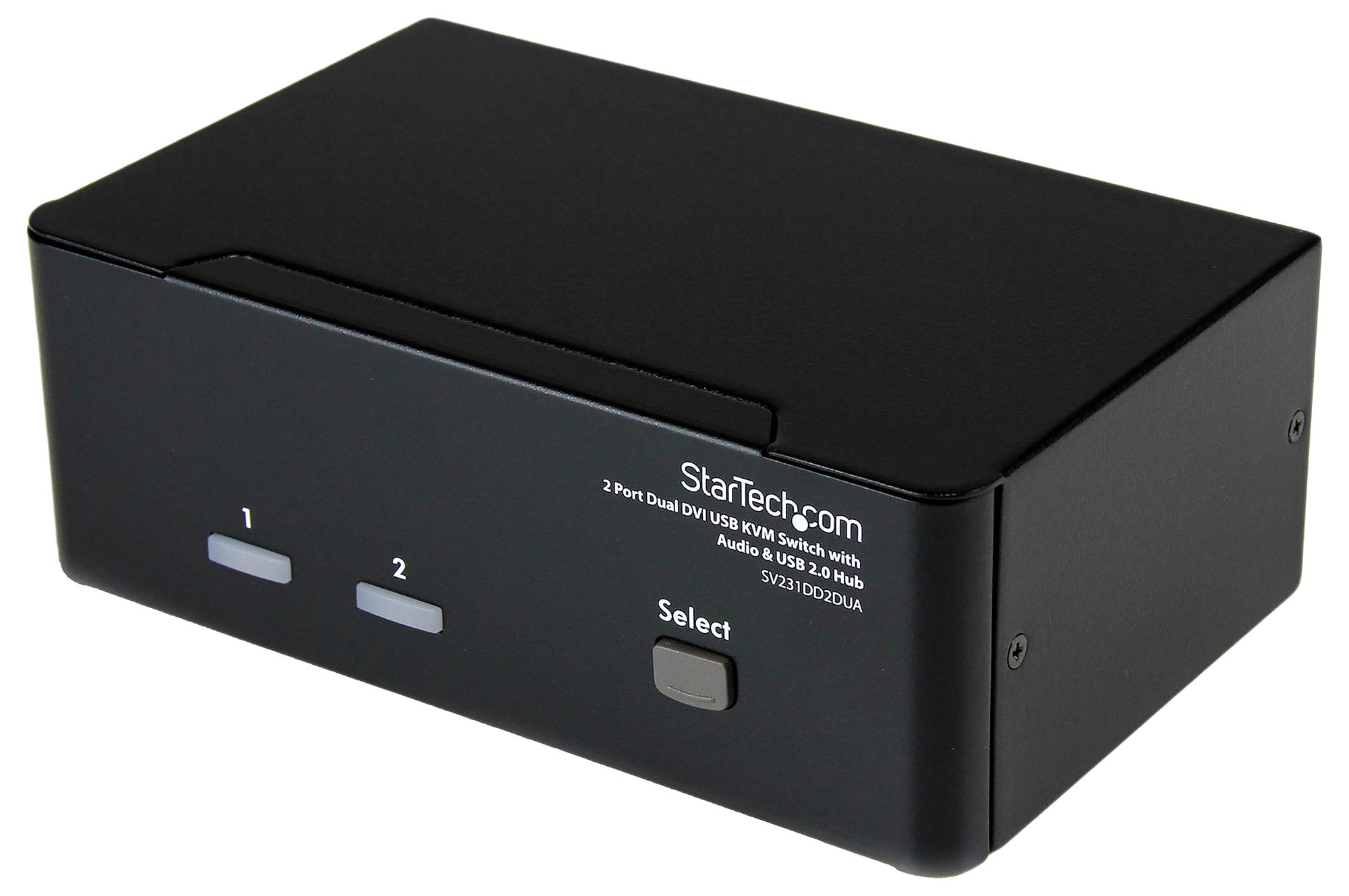 Startech Sv231Dd2Dua Kvm Switch, 2Port, Manual