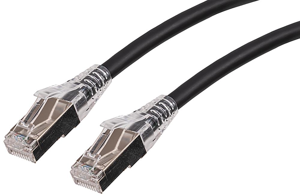 Tuk Sepz1Bkje Enet Cable, Rj45 Plug-Plug, Cat8, 1M