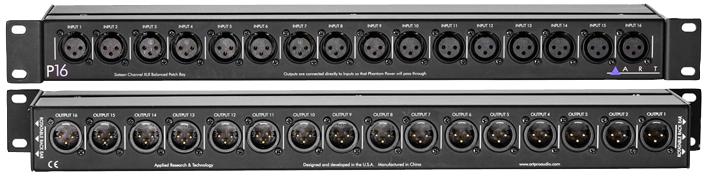 Art P16 Patchbay, 16 Channel, Xlr Balanced