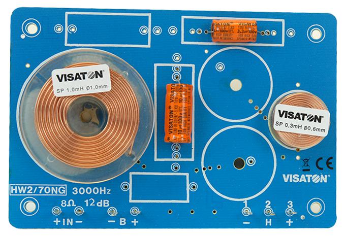 VISATON Hw2/70Ng-8Ohm Crossover, 2 Way, 8 Ohm