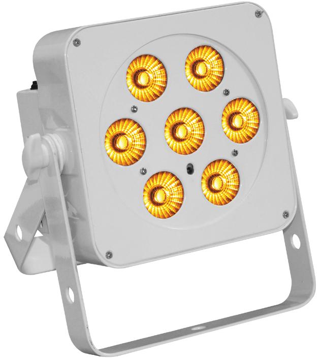 Ledj Ledj59C Led Wash Light, 7X 5W Rgba, Wht