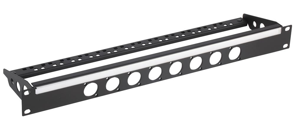 Penn Elcom R2269/1Uk-08 1U Rack Panel Punched For 8 D Connector