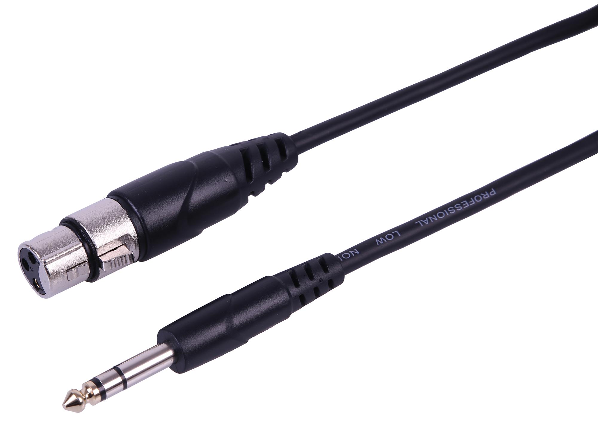 Pulse Pls00861 Lead, Xlr-F - 6.35 St Jack, 1.5M