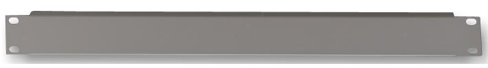 Penn Elcom R1268/1Ug 1U Blank Plate, Grey