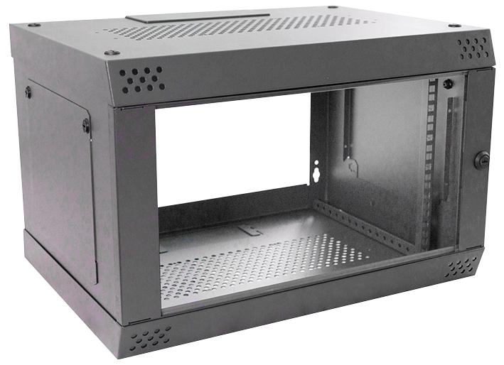 CamdenBoss Cqx064215 Enclosure, 19, Camrack Qx, 6U, Black