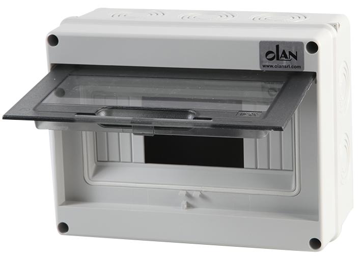 Olan Ol40032 Enclosure 8 Module + Door, Ip65