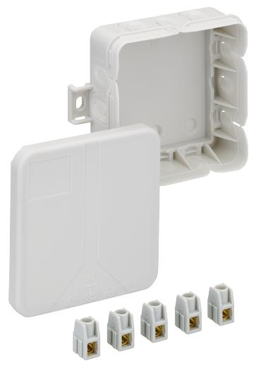 Spelsberg 334-412 Junction Box & Terminals, 85X85X37mm, Gy