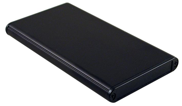 Hammond 1455A1202Bk.. Enclosure, Black Panel, 120X70X12mm