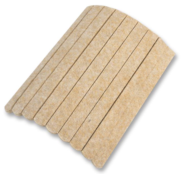 Duratool D01235 Felt Strips, 15 X 100mm (Pk6)